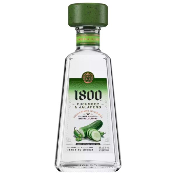 1800 Cucumber and Jalapeno Infused Blanco Tequila